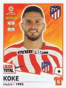 Sticker Koke - LaLiga Total 2022-2023 n. 55 - Panini