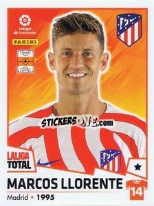 Sticker Marcos Llorente - LaLiga Total 2022-2023 n. 57 - Panini