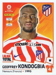 Sticker Kondogbia - LaLiga Total 2022-2023 n. 60 - Panini