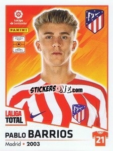 Sticker Barrios - LaLiga Total 2022-2023 n. 62 - Panini