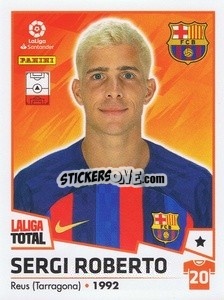 Figurina Sergi Roberto - LaLiga Total 2022-2023 - Panini