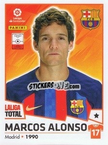 Sticker Marcos Alonso - LaLiga Total 2022-2023 n. 77 - Panini