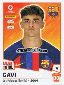 Figurina Gavi - LaLiga Total 2022-2023 - Panini