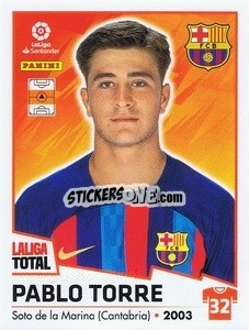 Cromo Pablo Torre - LaLiga Total 2022-2023 - Panini