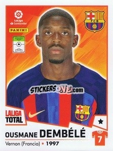 Sticker Dembélé - LaLiga Total 2022-2023 n. 85 - Panini