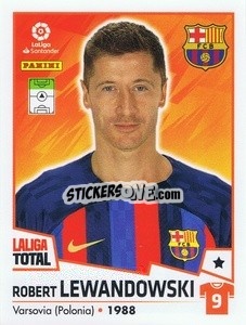 Sticker Lewandowski - LaLiga Total 2022-2023 n. 86 - Panini