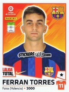 Sticker Ferran Torres - LaLiga Total 2022-2023 - Panini