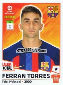 Sticker Ferran Torres - LaLiga Total 2022-2023 n. 89 - Panini