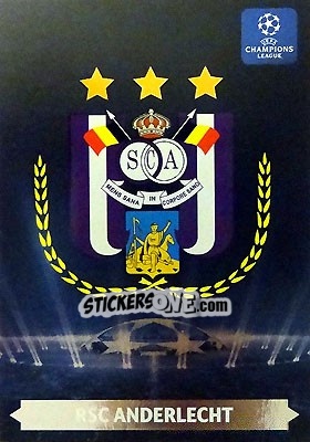 Figurina RSC Anderlecht - UEFA Champions League 2013-2014. Adrenalyn XL n. 3 - Panini