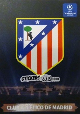 Sticker Club Atlético De Madrid - UEFA Champions League 2013-2014. Adrenalyn XL n. 5 - Panini