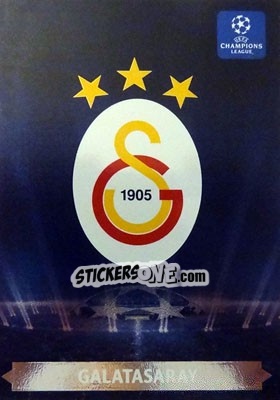 Sticker Galatasaray - UEFA Champions League 2013-2014. Adrenalyn XL - Panini