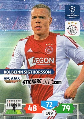 Sticker Kolbeinn Sigthórsson - UEFA Champions League 2013-2014. Adrenalyn XL n. 35 - Panini