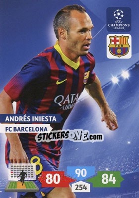 Cromo Andrés Iniesta