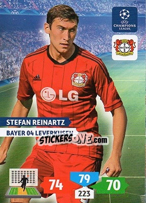 Sticker Stefan Reinartz - UEFA Champions League 2013-2014. Adrenalyn XL n. 79 - Panini