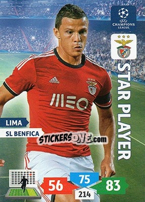 Cromo Lima - UEFA Champions League 2013-2014. Adrenalyn XL n. 99 - Panini