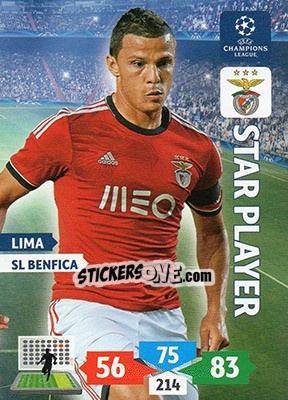 Cromo Lima - UEFA Champions League 2013-2014. Adrenalyn XL - Panini