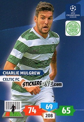 Sticker Charlie Mulgrew - UEFA Champions League 2013-2014. Adrenalyn XL - Panini