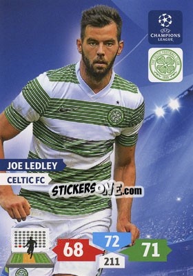 Sticker Joe Ledley - UEFA Champions League 2013-2014. Adrenalyn XL - Panini
