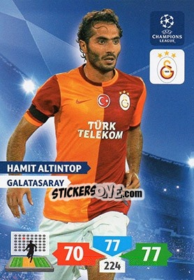 Sticker Hamit Altintop - UEFA Champions League 2013-2014. Adrenalyn XL - Panini