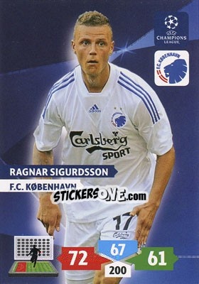 Cromo Ragnar Sigurdsson - UEFA Champions League 2013-2014. Adrenalyn XL - Panini