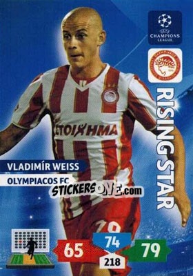 Sticker Vladimír Weiss - UEFA Champions League 2013-2014. Adrenalyn XL n. 204 - Panini