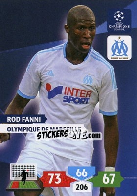 Figurina Rod Fanni - UEFA Champions League 2013-2014. Adrenalyn XL n. 210 - Panini