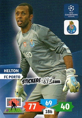 Sticker Helton - UEFA Champions League 2013-2014. Adrenalyn XL n. 217 - Panini