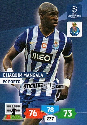 Figurina Eliaquim Mangala - UEFA Champions League 2013-2014. Adrenalyn XL - Panini