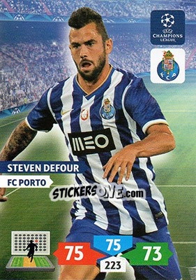 Sticker Steven Defour - UEFA Champions League 2013-2014. Adrenalyn XL n. 223 - Panini