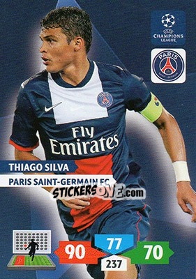 Sticker Thiago Silva - UEFA Champions League 2013-2014. Adrenalyn XL n. 227 - Panini
