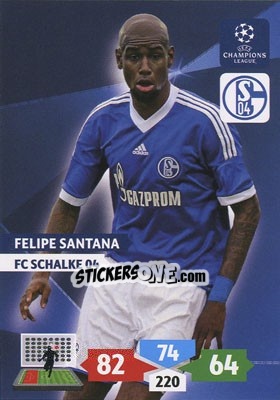 Sticker Felipe Santana - UEFA Champions League 2013-2014. Adrenalyn XL - Panini