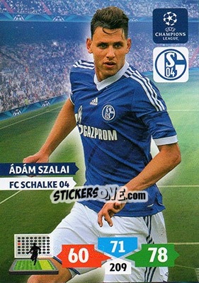 Figurina Ádám Szalai - UEFA Champions League 2013-2014. Adrenalyn XL - Panini