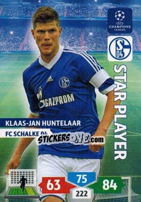 Sticker Klaas-Jan Huntelaar - UEFA Champions League 2013-2014. Adrenalyn XL - Panini