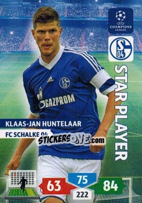 Sticker Klaas-Jan Huntelaar - UEFA Champions League 2013-2014. Adrenalyn XL n. 251 - Panini