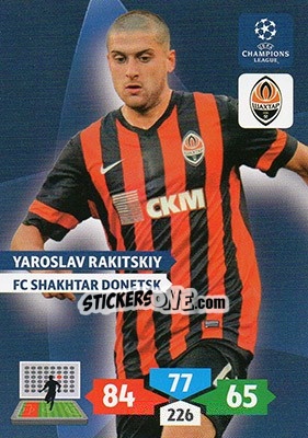 Sticker Yaroslav Rakitskiy - UEFA Champions League 2013-2014. Adrenalyn XL n. 254 - Panini