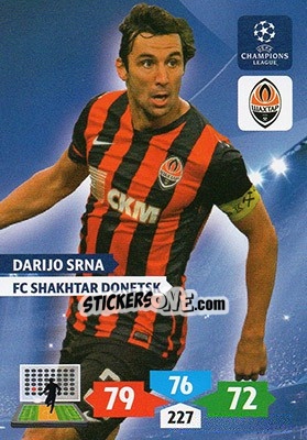 Sticker Darijo Srna - UEFA Champions League 2013-2014. Adrenalyn XL - Panini