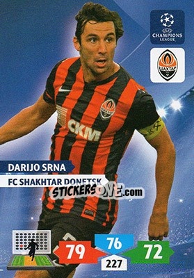 Sticker Darijo Srna - UEFA Champions League 2013-2014. Adrenalyn XL n. 258 - Panini