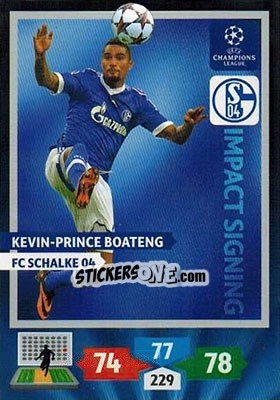 Sticker Kevin-Prince Boateng - UEFA Champions League 2013-2014. Adrenalyn XL - Panini