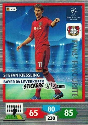 Sticker Stefan Kiessling - UEFA Champions League 2013-2014. Adrenalyn XL n. 294 - Panini