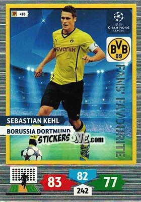 Cromo Sebastian Kehl - UEFA Champions League 2013-2014. Adrenalyn XL - Panini