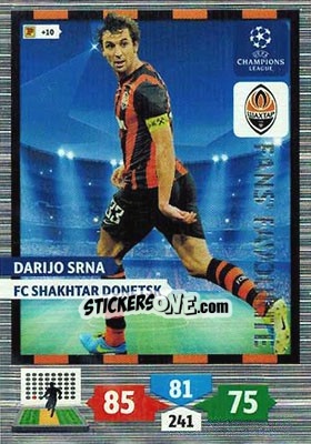 Cromo Darijo Srna - UEFA Champions League 2013-2014. Adrenalyn XL - Panini