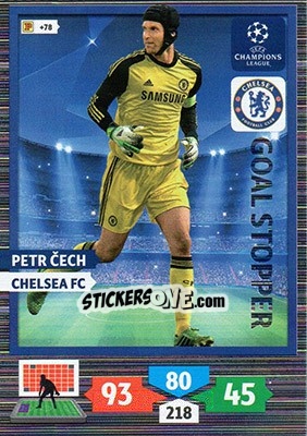 Sticker Petr Cech - UEFA Champions League 2013-2014. Adrenalyn XL n. 323 - Panini