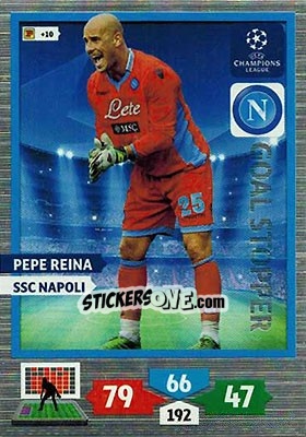 Sticker Pepe Reina - UEFA Champions League 2013-2014. Adrenalyn XL n. 329 - Panini
