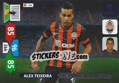 Sticker Alex Teixeira - UEFA Champions League 2013-2014. Adrenalyn XL n. 351 - Panini
