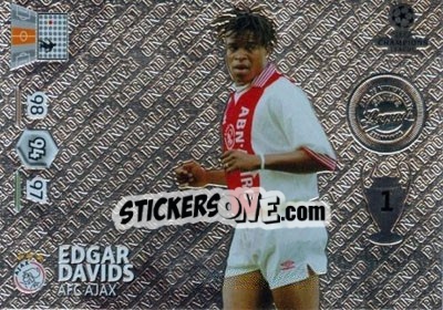 Sticker Edgar Davids - UEFA Champions League 2013-2014. Adrenalyn XL n. 361 - Panini