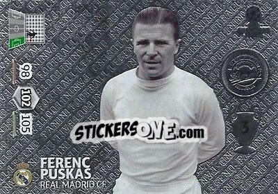 Sticker Ferenc Puskas - UEFA Champions League 2013-2014. Adrenalyn XL n. 365 - Panini