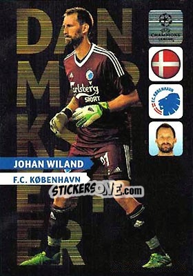 Figurina Johan Wiland - UEFA Champions League 2013-2014. Adrenalyn XL - Panini