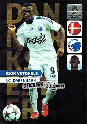 Sticker Igor Vetokele - UEFA Champions League 2013-2014. Adrenalyn XL n. 373 - Panini