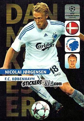 Sticker Nicolai Jørgensen - UEFA Champions League 2013-2014. Adrenalyn XL n. 375 - Panini