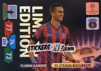 Sticker Florin Gardoș - UEFA Champions League 2013-2014. Adrenalyn XL n. LE-FG - Panini